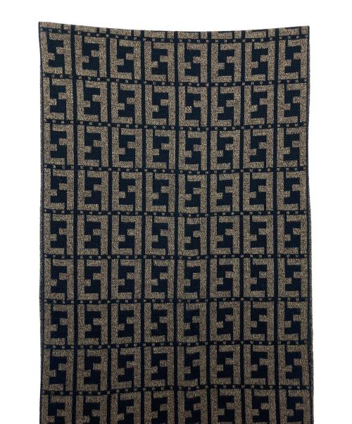 FENDI（フェンディ）FENDI (フェンディ) マフラー ブラウンの古着・服飾アイテム