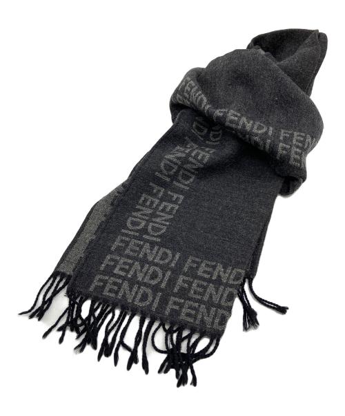 FENDI（フェンディ）FENDI (フェンディ) マフラー グレーの古着・服飾アイテム