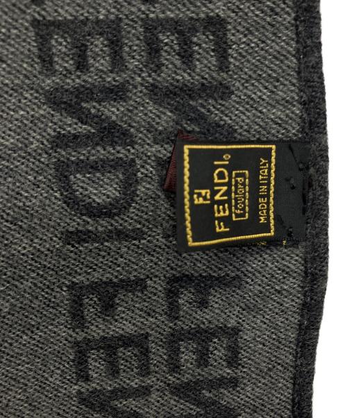 FENDI（フェンディ）FENDI (フェンディ) マフラー グレーの古着・服飾アイテム