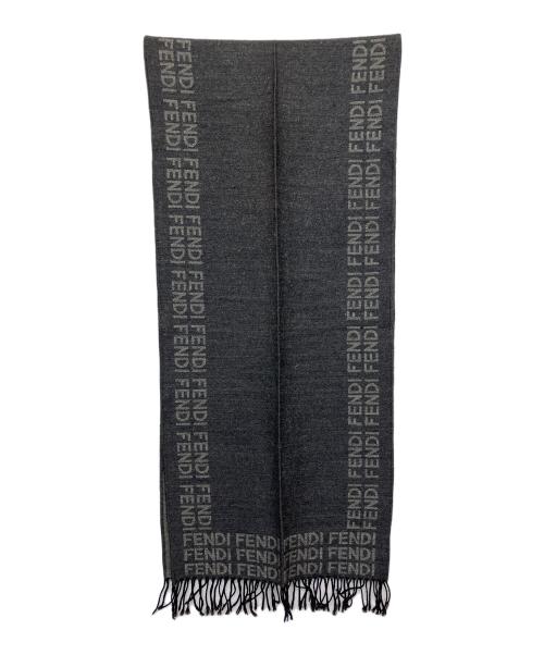 FENDI（フェンディ）FENDI (フェンディ) マフラー グレーの古着・服飾アイテム