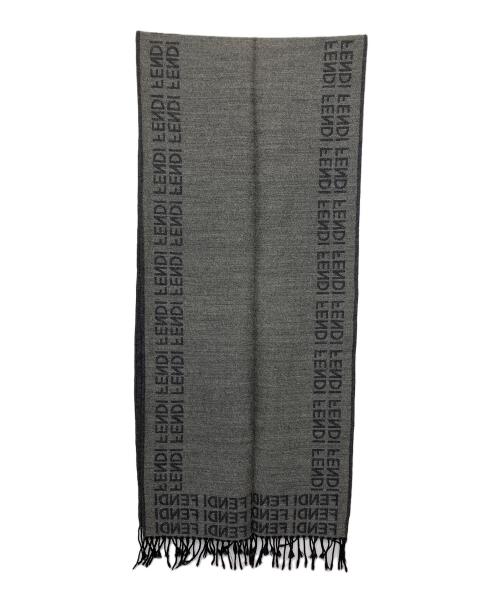 FENDI（フェンディ）FENDI (フェンディ) マフラー グレーの古着・服飾アイテム