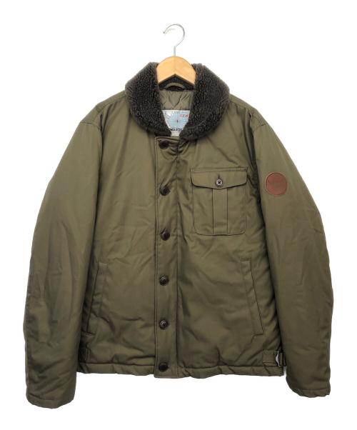 POLEWARDS（ポールワーズ）POLEWARDS (ポールワーズ) ダウンジャケット オリーブ サイズ:Lの古着・服飾アイテム