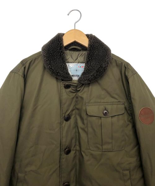 POLEWARDS（ポールワーズ）POLEWARDS (ポールワーズ) ダウンジャケット オリーブ サイズ:Lの古着・服飾アイテム