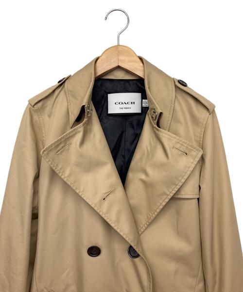 COACH（コーチ）COACH (コーチ) トレンチコート ベージュ サイズ:Sの古着・服飾アイテム