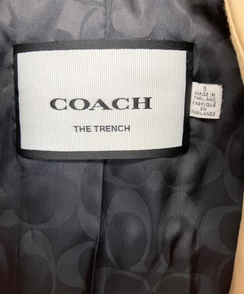 COACH（コーチ）COACH (コーチ) トレンチコート ベージュ サイズ:Sの古着・服飾アイテム