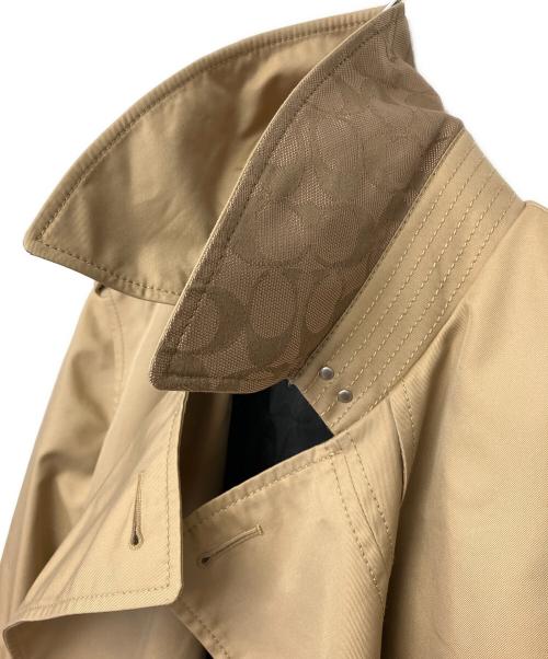 COACH（コーチ）COACH (コーチ) トレンチコート ベージュ サイズ:Sの古着・服飾アイテム