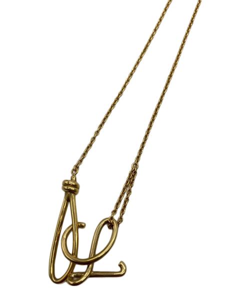 LOEWE（ロエベ）LOEWE (ロエベ) Lロゴネックレスの古着・服飾アイテム