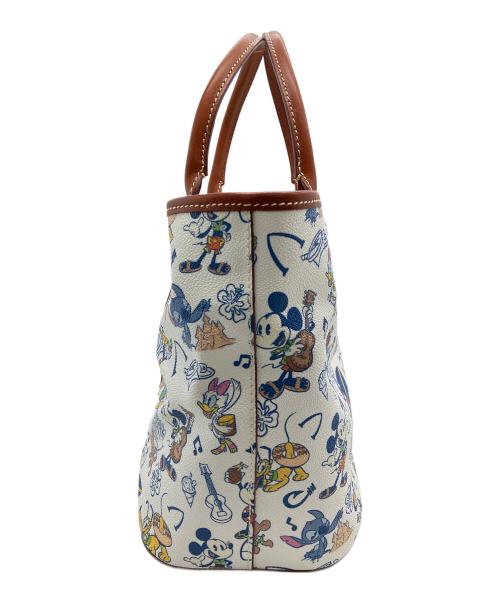 DOONEY&BOURKE（ドゥーニーアンドバーク）DOONEY&BOURKE (ドゥーニーアンドバーク) 2WAYショルダーバッグ ミッキー ホワイト×ブラウンの古着・服飾アイテム