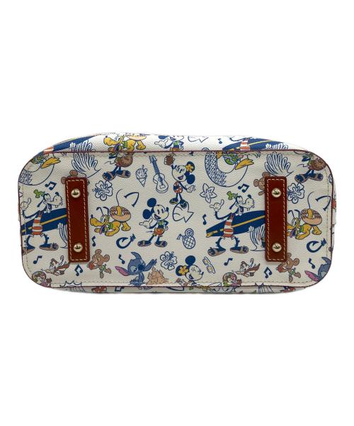 DOONEY&BOURKE（ドゥーニーアンドバーク）DOONEY&BOURKE (ドゥーニーアンドバーク) 2WAYショルダーバッグ ミッキー ホワイト×ブラウンの古着・服飾アイテム