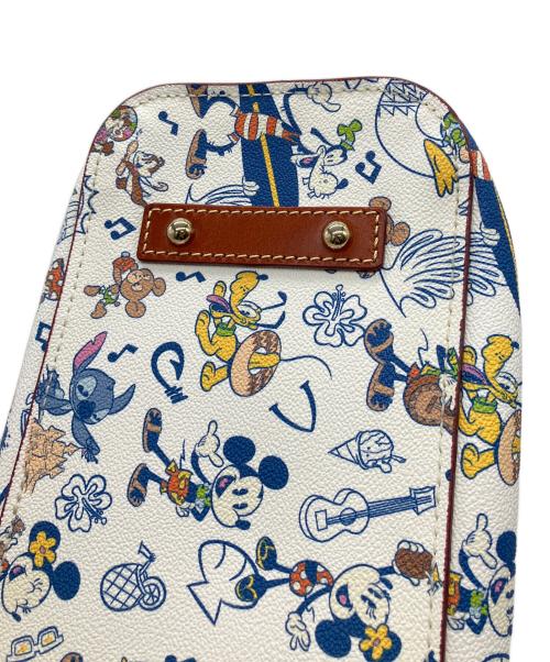 DOONEY&BOURKE（ドゥーニーアンドバーク）DOONEY&BOURKE (ドゥーニーアンドバーク) 2WAYショルダーバッグ ミッキー ホワイト×ブラウンの古着・服飾アイテム