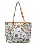 DOONEY&BOURKEドゥーニーアンドバーク）の古着「トートバッグ」｜ホワイト×ブラウン