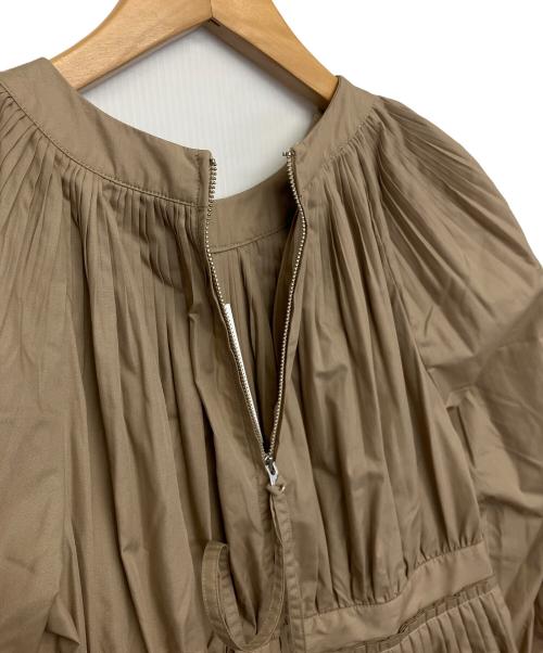 CLANE（クラネ）CLANE (クラネ) スクエアスリーブオールインワン ベージュ サイズ:2の古着・服飾アイテム