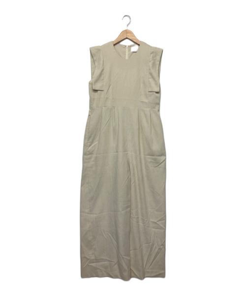 CLANE（クラネ）CLANE (クラネ) バルーンプリーツワンピース ベージュ サイズ:2の古着・服飾アイテム