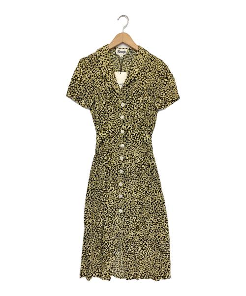 Rouje（ルージュ）Rouje (ルージュ) 半袖ワンピース イエロー サイズ:36 未使用品の古着・服飾アイテム