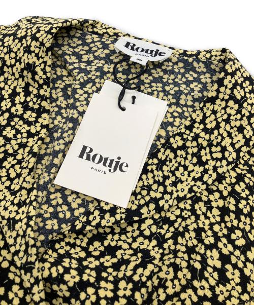 Rouje（ルージュ）Rouje (ルージュ) 半袖ワンピース イエロー サイズ:36 未使用品の古着・服飾アイテム