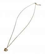 Saint Laurent Parisサンローランパリ）の古着「ツイストペンダントネックレス」｜ゴールド