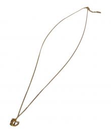 Saint Laurent Paris（サンローランパリ）の古着「ツイストペンダントネックレス」｜ゴールド