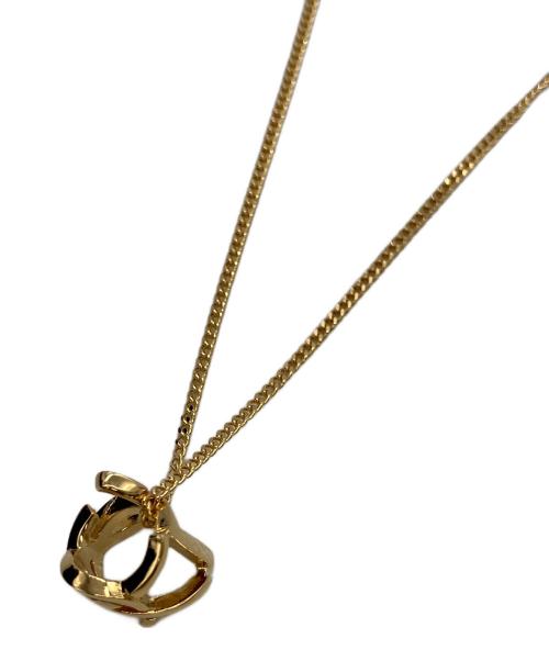 Saint Laurent Paris（サンローランパリ）Saint Laurent Paris (サンローランパリ) ツイストペンダントネックレス ゴールドの古着・服飾アイテム