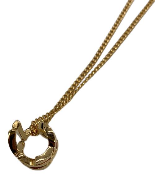 Saint Laurent Paris（サンローランパリ）Saint Laurent Paris (サンローランパリ) ツイストペンダントネックレス ゴールドの古着・服飾アイテム