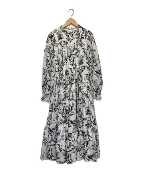 eimy istoire（エイミーイストワール）eimy istoire (エイミーイストワール) 長袖ワンピース ホワイト サイズ:FREEの古着・服飾アイテム