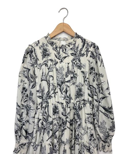 eimy istoire（エイミーイストワール）eimy istoire (エイミーイストワール) 長袖ワンピース ホワイト サイズ:FREEの古着・服飾アイテム