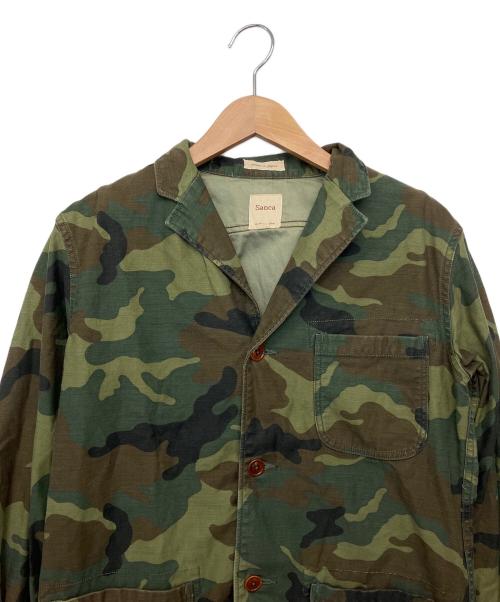 sanca（サンカ）Sanca (サンカ) テーラードジャケット グリーン サイズ:1の古着・服飾アイテム