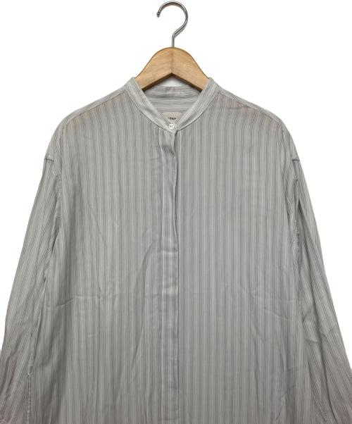 IENA（イエナ）IENA (イエナ) リヨセルバンドカラーシャツワンピース ホワイト サイズ:36の古着・服飾アイテム