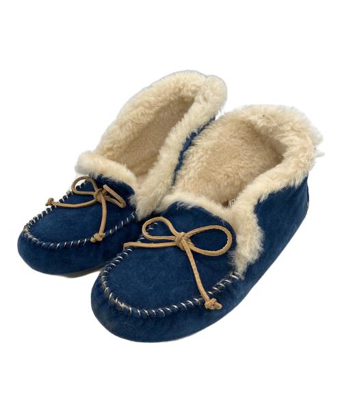 UGG（アグ）UGG (アグ) モカシンシューズ ブルー サイズ:25cmの古着・服飾アイテム
