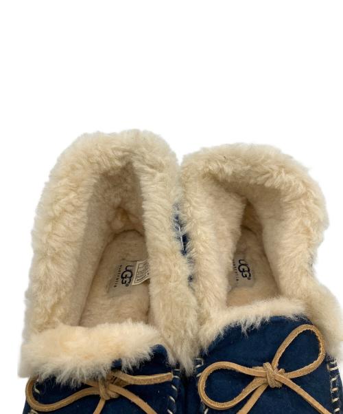UGG（アグ）UGG (アグ) モカシンシューズ ブルー サイズ:25cmの古着・服飾アイテム