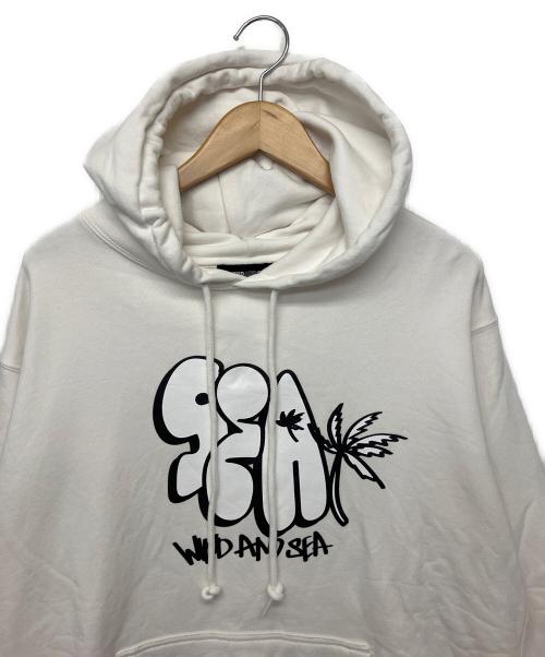 WIND AND SEA（ウィンダンシー）WIND AND SEA (ウィンダンシー) プルオーバーパーカー ホワイト サイズ:Mの古着・服飾アイテム