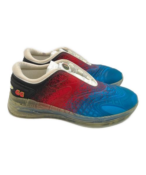 GUCCI（グッチ）GUCCI (グッチ) ULTRAFACE スニーカー レッド×ブルー サイズ:6+の古着・服飾アイテム