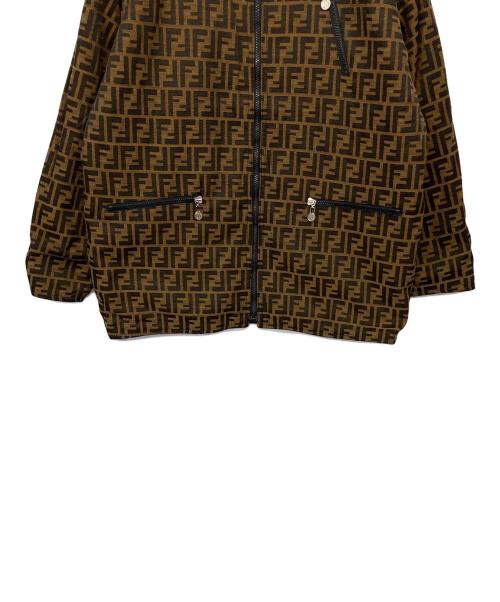 FENDI JEANS（フェンディ ジーンズ）FENDI jeans (フェンディ ジーンズ) リバーシブルジャケット　90’s ブラウン サイズ:1の古着・服飾アイテム