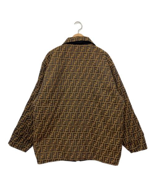 FENDI JEANS（フェンディ ジーンズ）FENDI jeans (フェンディ ジーンズ) リバーシブルジャケット　90’s ブラウン サイズ:1の古着・服飾アイテム