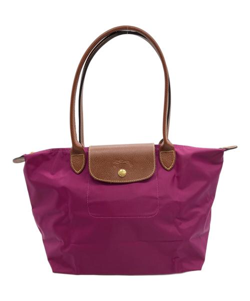 LONGCHAMP（ロンシャン）LONGCHAMP (ロンシャン) トートバッグ パープルの古着・服飾アイテム