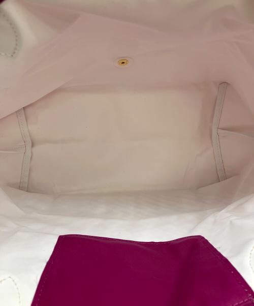 LONGCHAMP（ロンシャン）LONGCHAMP (ロンシャン) トートバッグ パープルの古着・服飾アイテム
