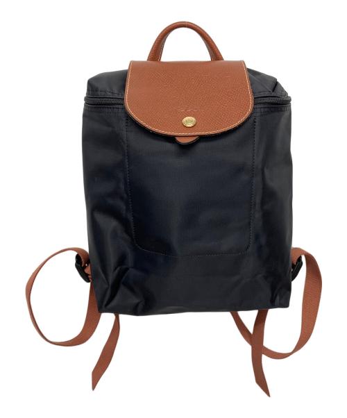LONGCHAMP（ロンシャン）LONGCHAMP (ロンシャン) リュック ブラックの古着・服飾アイテム