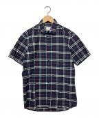 BURBERRYバーバリー）の古着「半袖シャツ」｜ネイビー