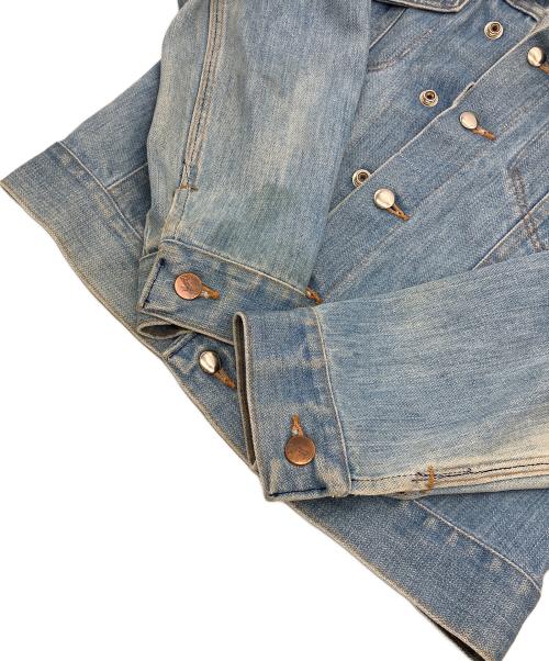 Wrangler（ラングラー）Wrangler (ラングラー) 70sデニムジャケット　黒タグ USA インディゴ サイズ:不明の古着・服飾アイテム