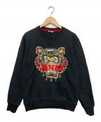 KENZOケンゾー）の古着「刺繍スウェット」｜ブラック