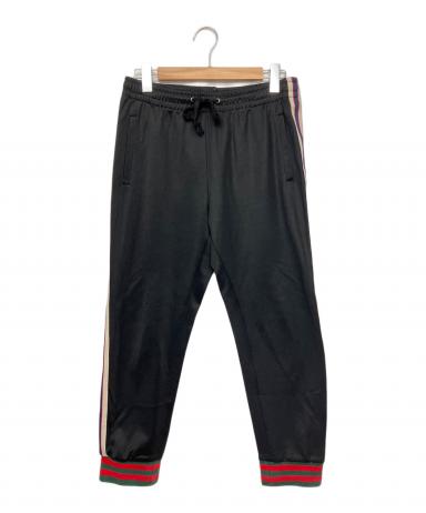 美品　GUCCI グッチ　テクニカルハーフパンツ　サイドライン　ブラック　綿 1000391930411000_01_7390w.jpeg
