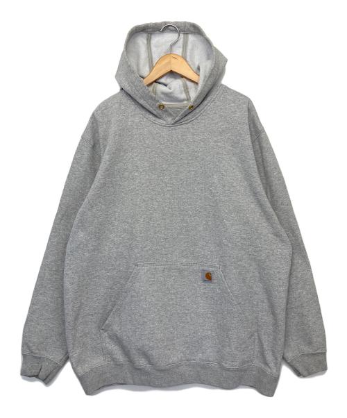 CarHartt（カーハート）CarHartt (カーハート) プルオーバーパーカー グレー サイズ:XLの古着・服飾アイテム