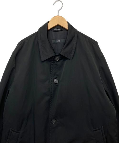 BOSS（ボス）BOSS (ボス) ステンカラーコート ブラック サイズ:46Rの古着・服飾アイテム