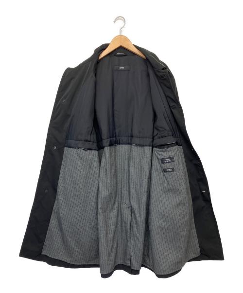 BOSS（ボス）BOSS (ボス) ステンカラーコート ブラック サイズ:46Rの古着・服飾アイテム