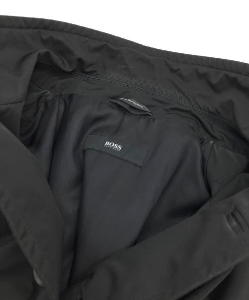 BOSS（ボス）BOSS (ボス) ステンカラーコート ブラック サイズ:46Rの古着・服飾アイテム