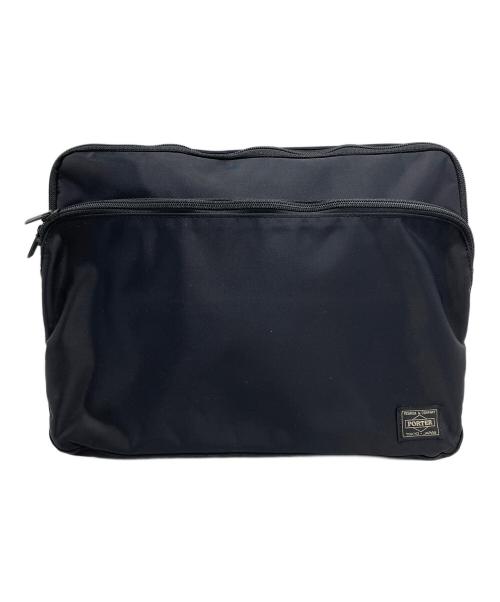 PORTER（ポーター）PORTER (ポーター) クラッチバッグ ブラックの古着・服飾アイテム