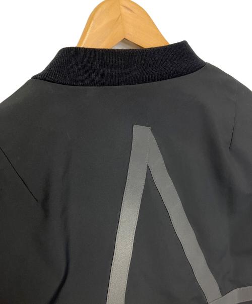 LAD MUSICIAN（ラッドミュージシャン）LAD MUSICIAN (ラッドミュージシャン) POLYESTER DOUBLE CLOTH MA-1 ブラック サイズ:46の古着・服飾アイテム