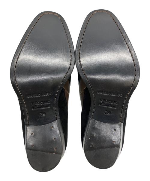 ANGELO RUFFO（アンジェロ ルッフォ）ANGELO RUFFO (アンジェロ ルッフォ) ドレスシューズ ブラック サイズ:24.5cmの古着・服飾アイテム