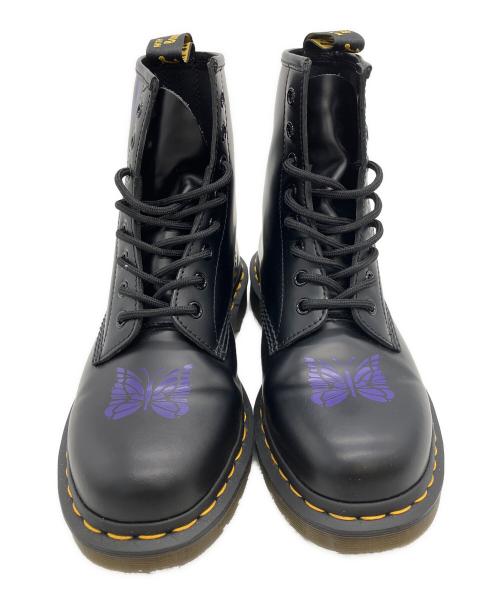 Dr.Martens（ドクターマーチン）Dr.Martens (ドクターマーチン) Needles (ニードルズ) 8ホールブーツ ブラック サイズ:UK7の古着・服飾アイテム