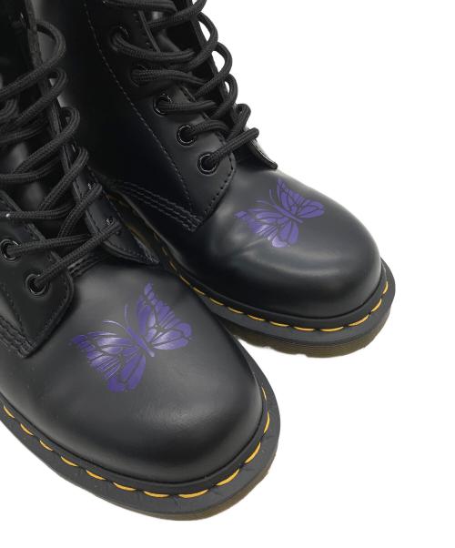 Dr.Martens（ドクターマーチン）Dr.Martens (ドクターマーチン) Needles (ニードルズ) 8ホールブーツ ブラック サイズ:UK7の古着・服飾アイテム