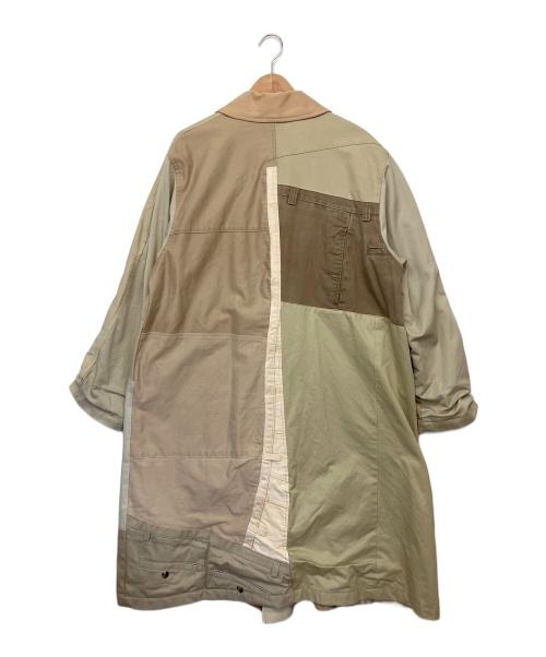 Rebuild by Needles（リビルドバイニードルス）Rebuild by Needles (リビルドバイニードルス) ミリタリーーコート ベージュ サイズ:Sの古着・服飾アイテム